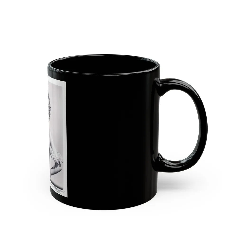 Lori Nelson #162 (Vintage Female Icon) Black Coffee Mug-Go Mug Yourself