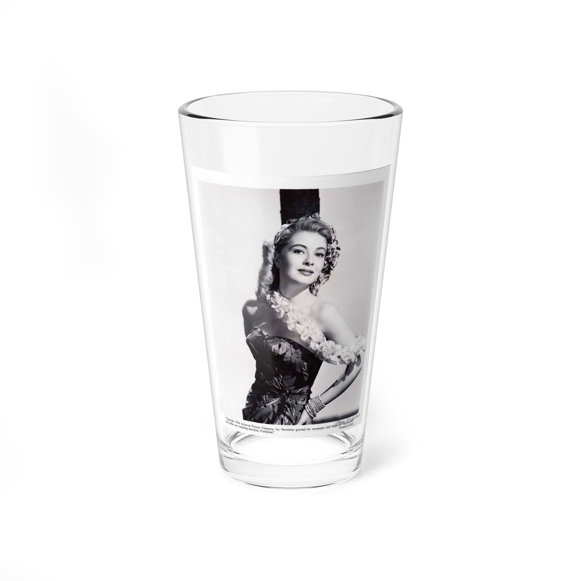 Lori Nelson #162 (Vintage Female Icon) Pint Glass 16oz-16oz-Go Mug Yourself