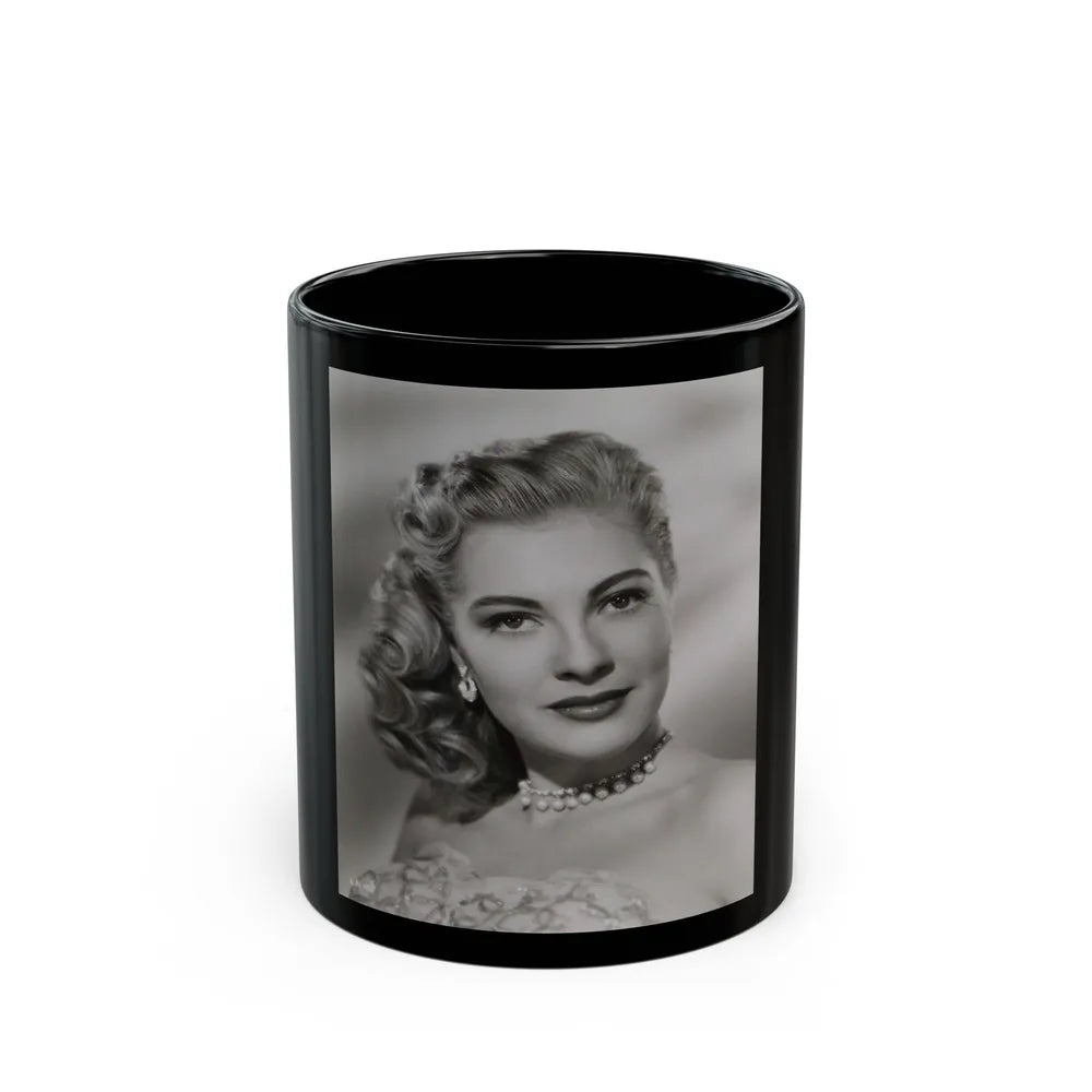 Lori Nelson #166 (Vintage Female Icon) Black Coffee Mug-11oz-Go Mug Yourself