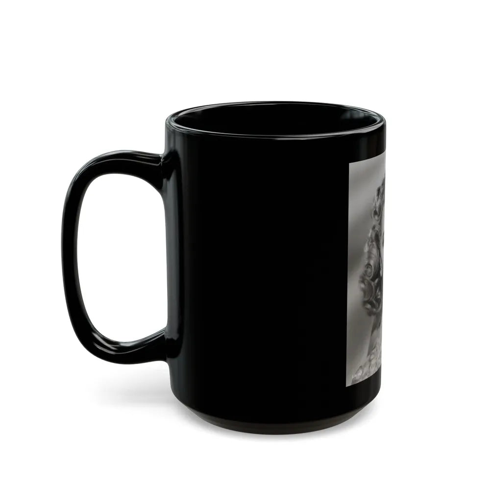 Lori Nelson #166 (Vintage Female Icon) Black Coffee Mug-Go Mug Yourself