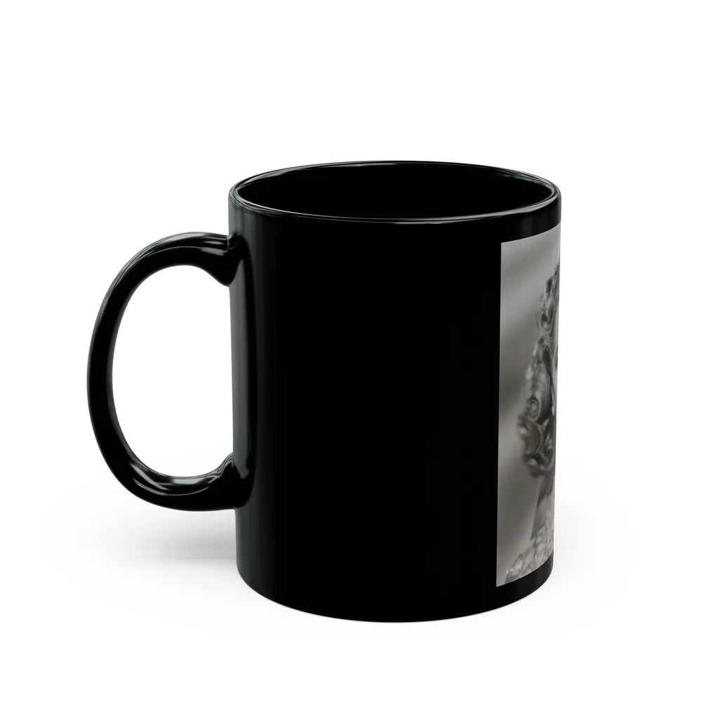 Lori Nelson #166 (Vintage Female Icon) Black Coffee Mug-Go Mug Yourself