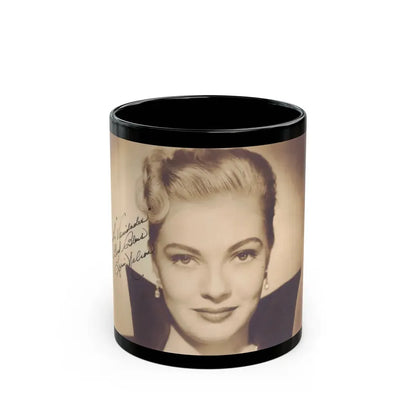 Lori Nelson #167 (Vintage Female Icon) Black Coffee Mug 11oz - Go Mug Yourself