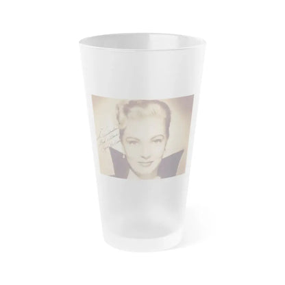 Lori Nelson #167 (Vintage Female Icon) Frosted Pint Glass 16oz 16oz Frosted - Go Mug Yourself
