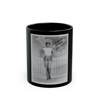 Lori Nelson #171 (Vintage Female Icon) Black Coffee Mug-11oz-Go Mug Yourself