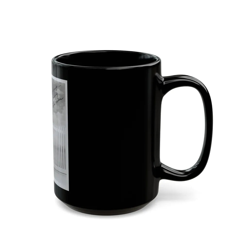 Lori Nelson #171 (Vintage Female Icon) Black Coffee Mug-Go Mug Yourself