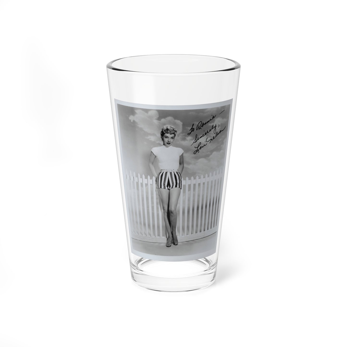 Lori Nelson #171 (Vintage Female Icon) Pint Glass 16oz-16oz-Go Mug Yourself