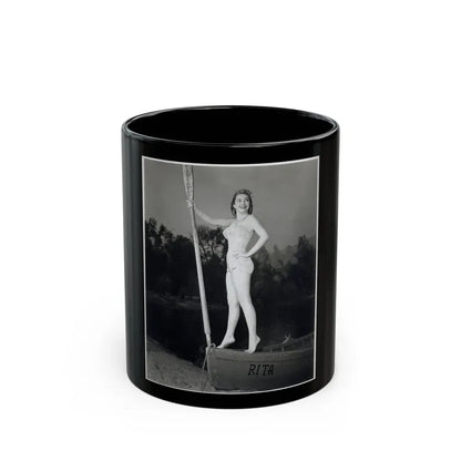 Lori Nelson #172 (Vintage Female Icon) Black Coffee Mug 11oz - Go Mug Yourself