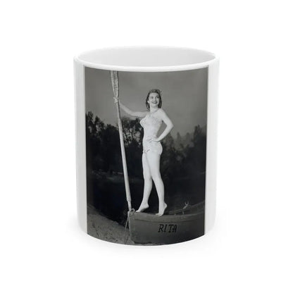 Lori Nelson #172 (Vintage Female Icon) White Coffee Mug 11oz - Go Mug Yourself