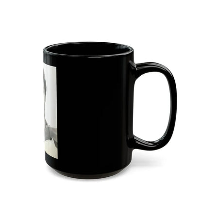 Lori Nelson #178 (Vintage Female Icon) Black Coffee Mug-Go Mug Yourself