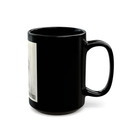 Lori Nelson #179 (Vintage Female Icon) Black Coffee Mug-Go Mug Yourself
