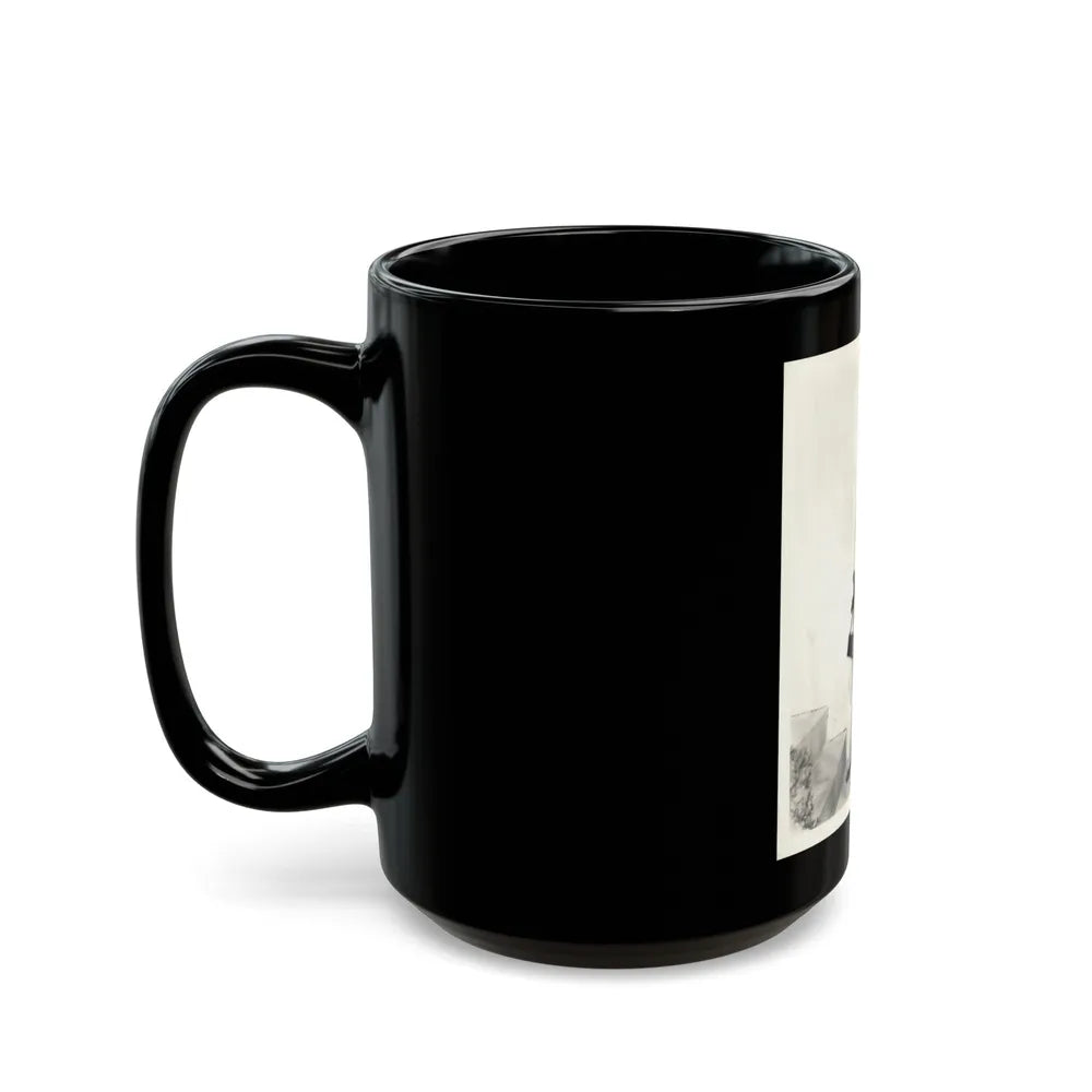 Lori Nelson #179 (Vintage Female Icon) Black Coffee Mug-Go Mug Yourself