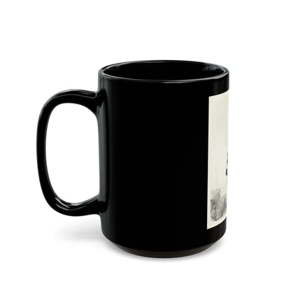 Lori Nelson #179 (Vintage Female Icon) Black Coffee Mug-Go Mug Yourself