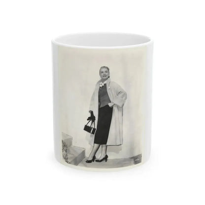 Lori Nelson #179 (Vintage Female Icon) White Coffee Mug 11oz - Go Mug Yourself