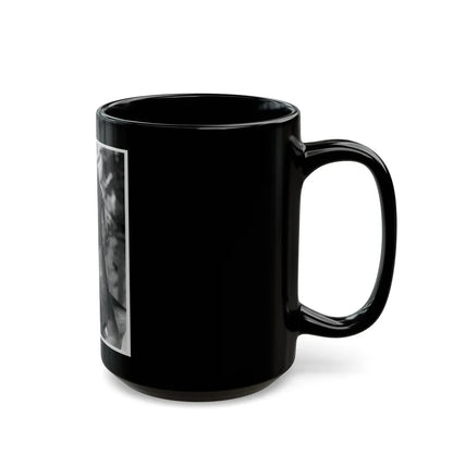 Lori Nelson #18 (Vintage Female Icon) Black Coffee Mug-Go Mug Yourself