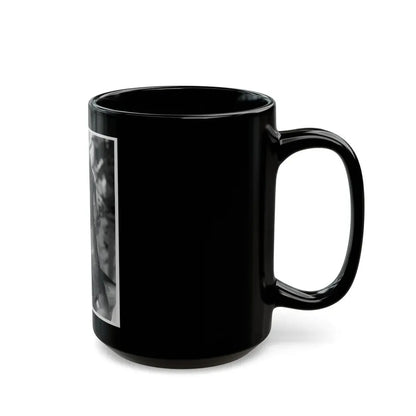 Lori Nelson #18 (Vintage Female Icon) Black Coffee Mug - Go Mug Yourself