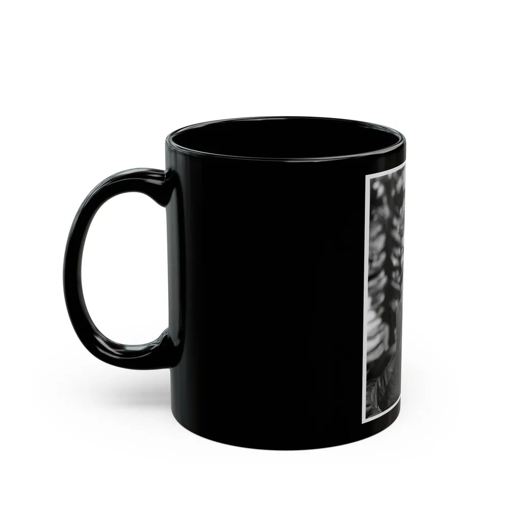 Lori Nelson #18 (Vintage Female Icon) Black Coffee Mug-Go Mug Yourself