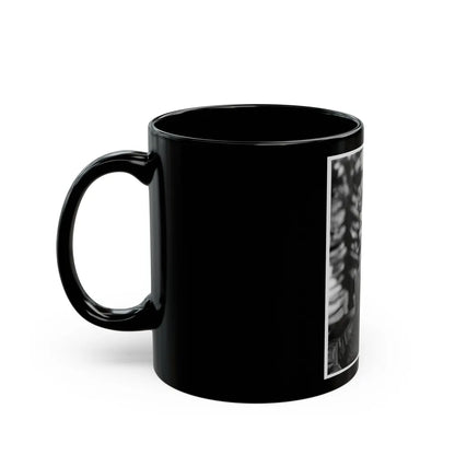 Lori Nelson #18 (Vintage Female Icon) Black Coffee Mug-Go Mug Yourself