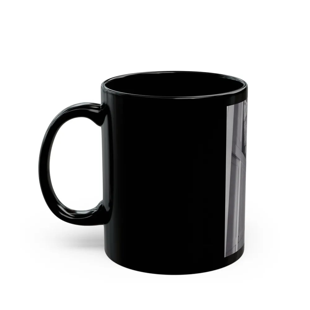 Lori Nelson #180 (Vintage Female Icon) Black Coffee Mug-Go Mug Yourself