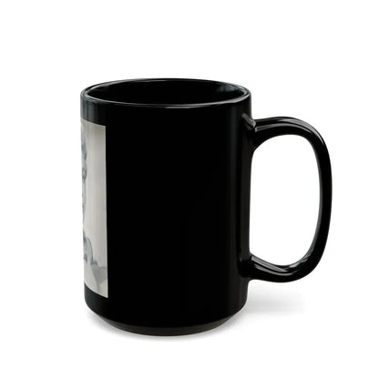 Lori Nelson #19 (Vintage Female Icon) Black Coffee Mug - Go Mug Yourself