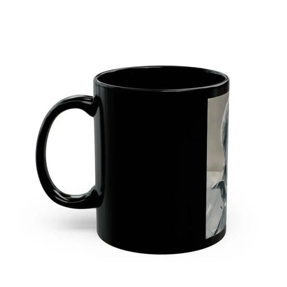 Lori Nelson #19 (Vintage Female Icon) Black Coffee Mug - Go Mug Yourself