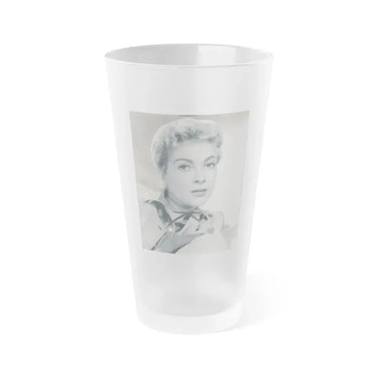 Lori Nelson #19 (Vintage Female Icon) Frosted Pint Glass 16oz 16oz Frosted - Go Mug Yourself
