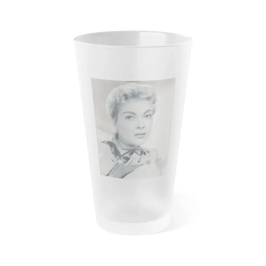 Lori Nelson #19 (Vintage Female Icon) Frosted Pint Glass 16oz 16oz Frosted - Go Mug Yourself