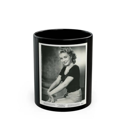 Lori Nelson #197 (Vintage Female Icon) Black Coffee Mug 11oz - Go Mug Yourself