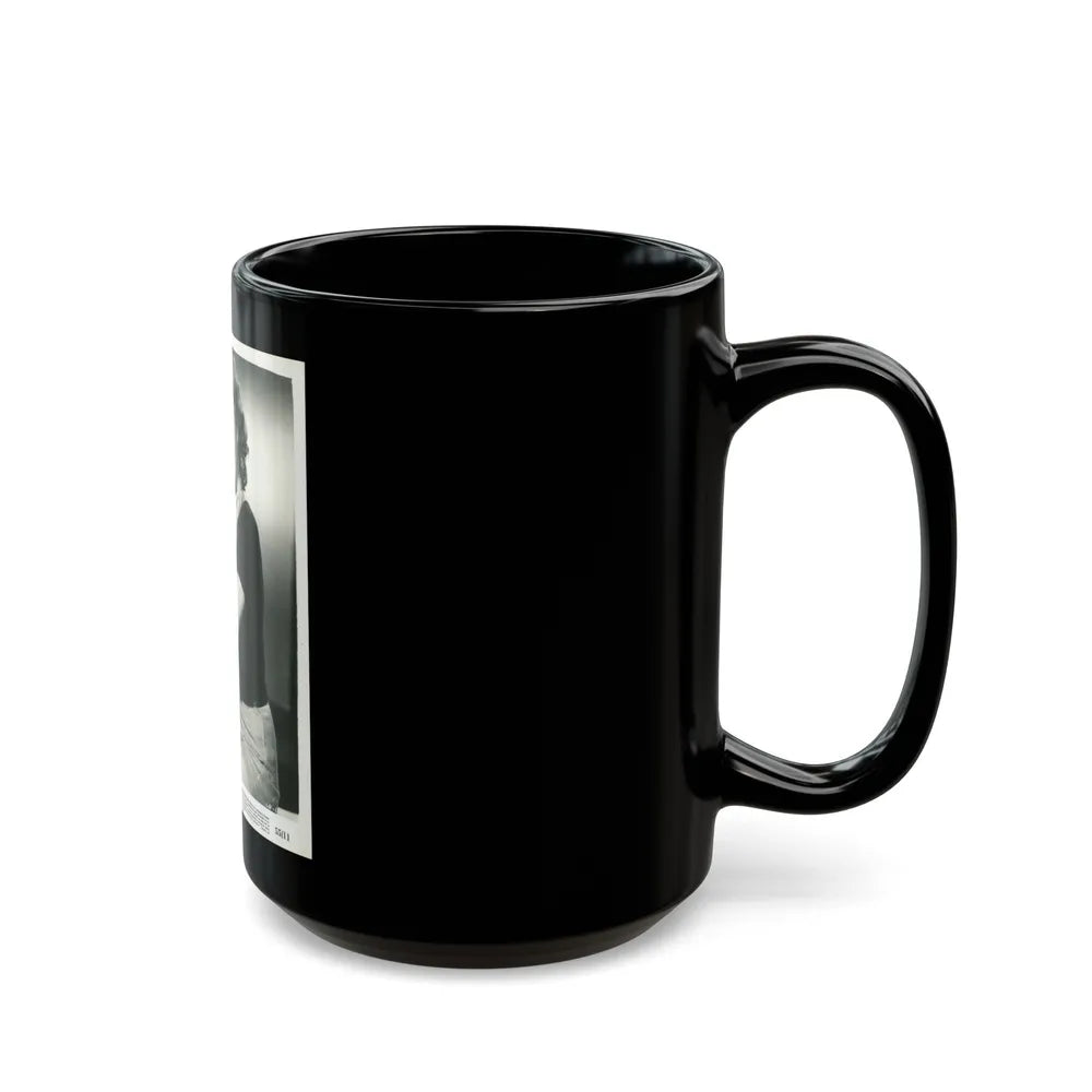 Lori Nelson #197 (Vintage Female Icon) Black Coffee Mug-Go Mug Yourself