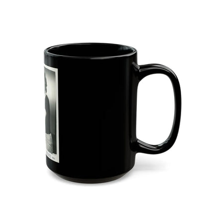 Lori Nelson #197 (Vintage Female Icon) Black Coffee Mug-Go Mug Yourself