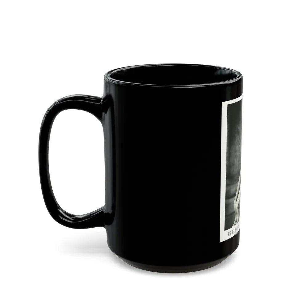 Lori Nelson #197 (Vintage Female Icon) Black Coffee Mug-Go Mug Yourself