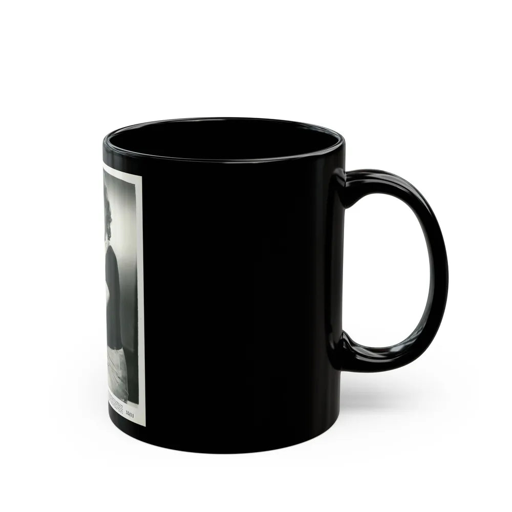 Lori Nelson #197 (Vintage Female Icon) Black Coffee Mug-Go Mug Yourself