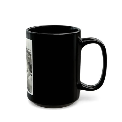 Lori Nelson #198 (Vintage Female Icon) Black Coffee Mug - Go Mug Yourself