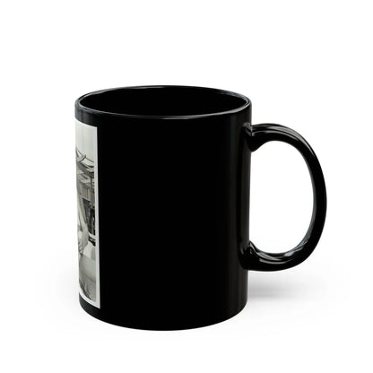 Lori Nelson #198 (Vintage Female Icon) Black Coffee Mug-Go Mug Yourself