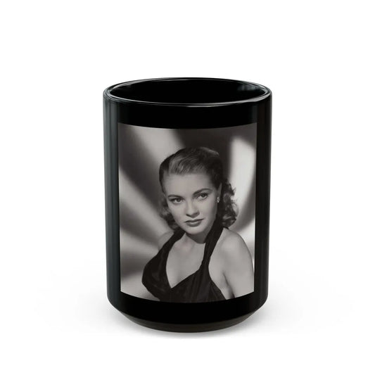 Lori Nelson #199 (Vintage Female Icon) Black Coffee Mug-15oz-Go Mug Yourself