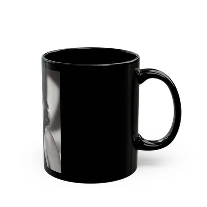 Lori Nelson #199 (Vintage Female Icon) Black Coffee Mug-Go Mug Yourself