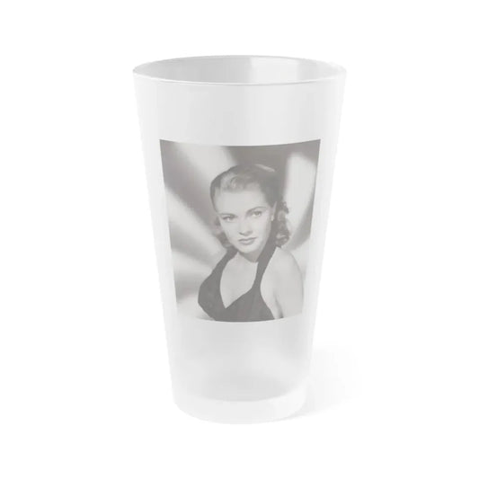 Lori Nelson #199 (Vintage Female Icon) Frosted Pint Glass 16oz 16oz Frosted - Go Mug Yourself