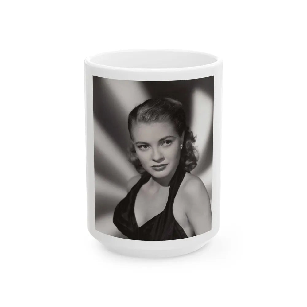 Lori Nelson #199 (Vintage Female Icon) White Coffee Mug-15oz-Go Mug Yourself