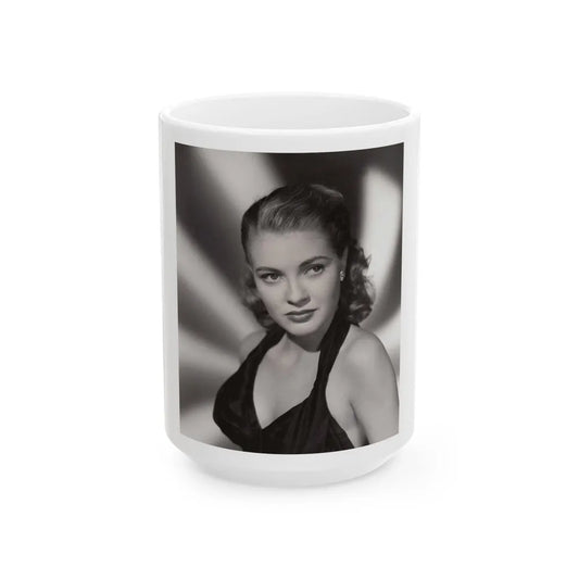 Lori Nelson #199 (Vintage Female Icon) White Coffee Mug-15oz-Go Mug Yourself