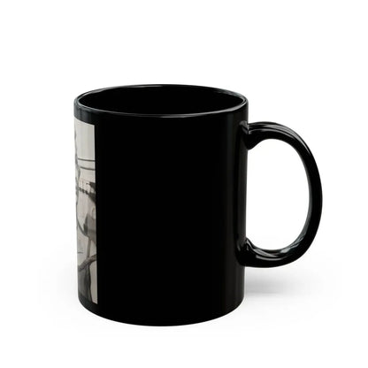Lori Nelson #201 (Vintage Female Icon) Black Coffee Mug - Go Mug Yourself