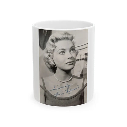 Lori Nelson #201 (Vintage Female Icon) White Coffee Mug-11oz-Go Mug Yourself