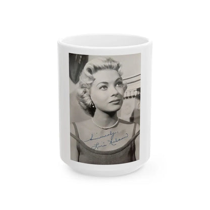 Lori Nelson #201 (Vintage Female Icon) White Coffee Mug-15oz-Go Mug Yourself