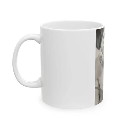 Lori Nelson #201 (Vintage Female Icon) White Coffee Mug-Go Mug Yourself