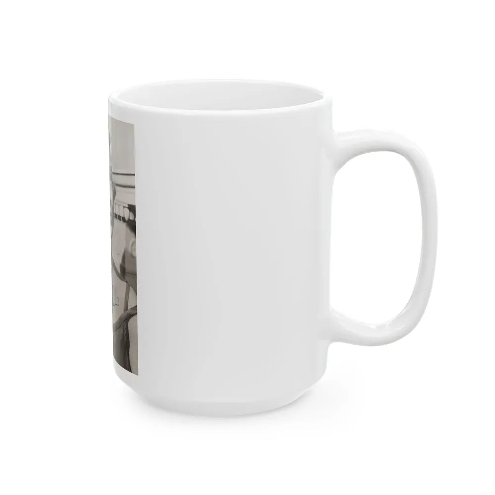 Lori Nelson #201 (Vintage Female Icon) White Coffee Mug-Go Mug Yourself