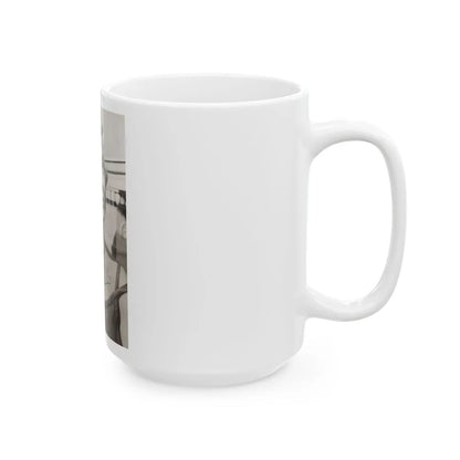 Lori Nelson #201 (Vintage Female Icon) White Coffee Mug-Go Mug Yourself
