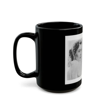 Lori Nelson #202 (Vintage Female Icon) Black Coffee Mug-Go Mug Yourself