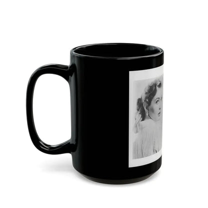 Lori Nelson #202 (Vintage Female Icon) Black Coffee Mug - Go Mug Yourself