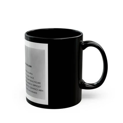 Lori Nelson #202 (Vintage Female Icon) Black Coffee Mug - Go Mug Yourself