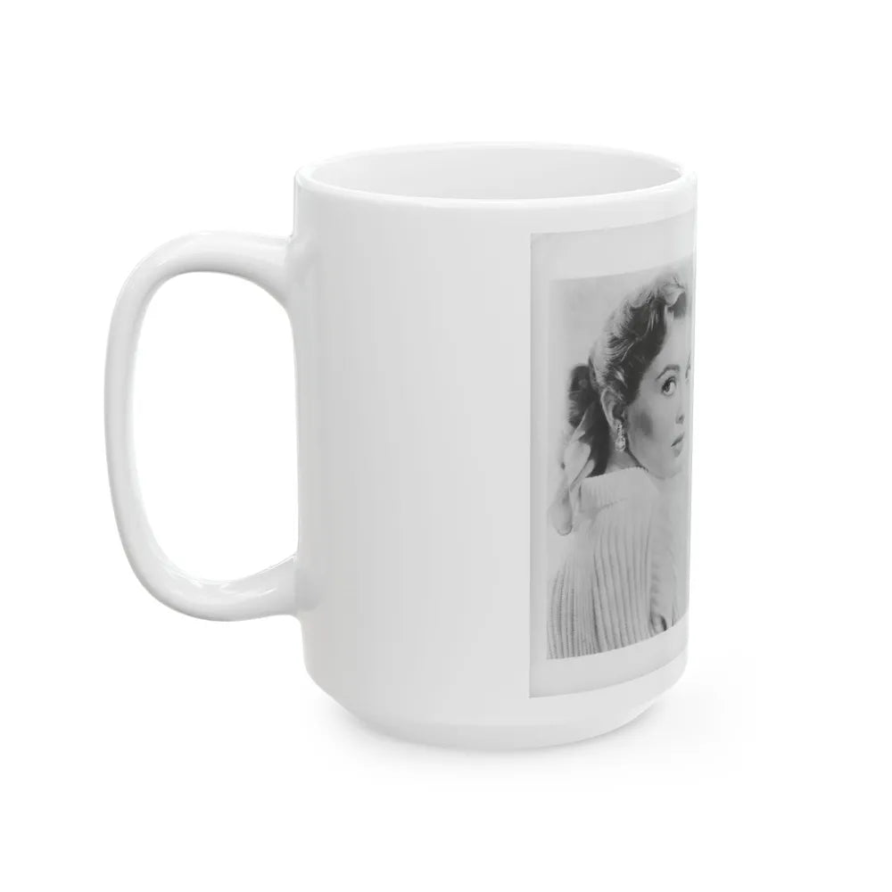 Lori Nelson #202 (Vintage Female Icon) White Coffee Mug-Go Mug Yourself