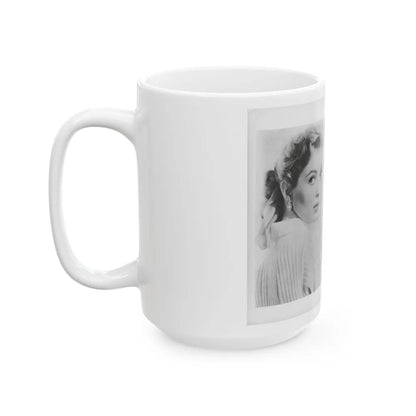 Lori Nelson #202 (Vintage Female Icon) White Coffee Mug-Go Mug Yourself