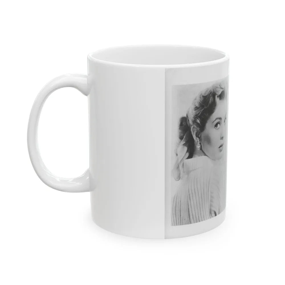 Lori Nelson #202 (Vintage Female Icon) White Coffee Mug-Go Mug Yourself